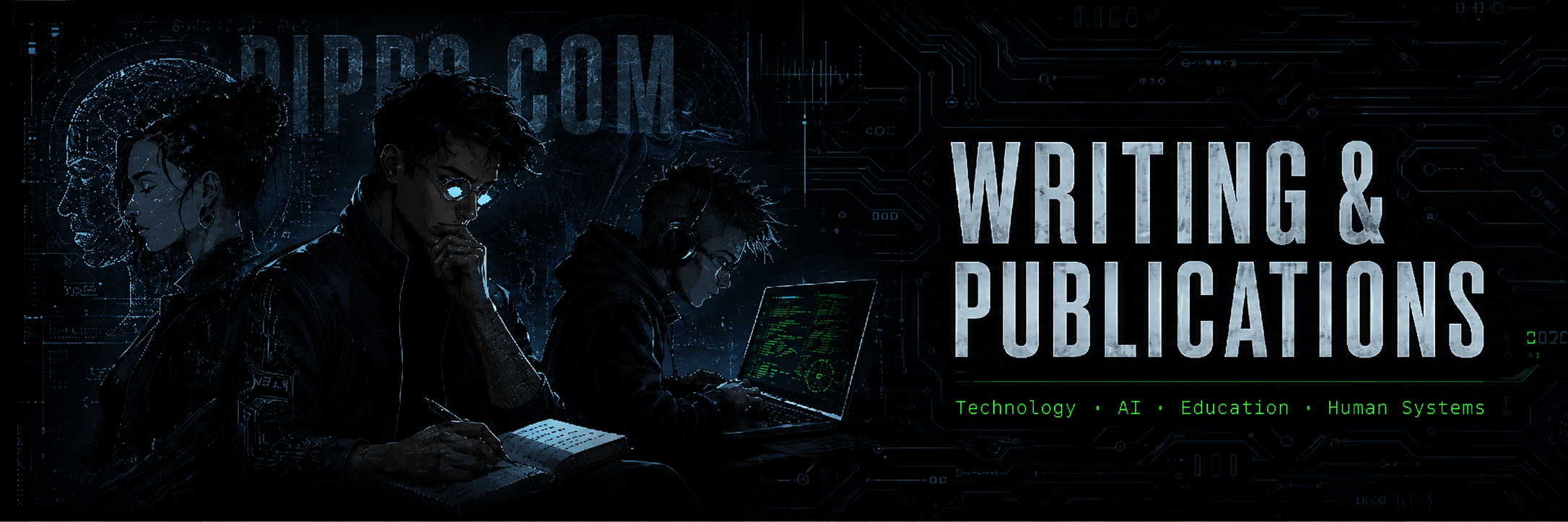 Writing & Publications hero banner